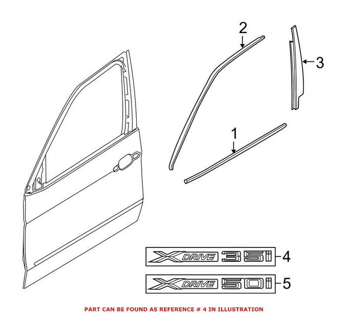 BMW Hatch Emblem 51147208559